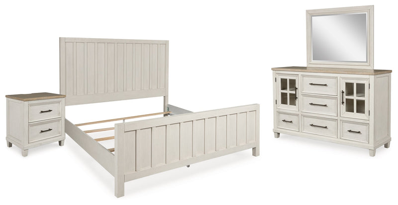 Shaybrock Panel Bed, Dresser, Mirror, Chest & Nightstand, Bedroom Set