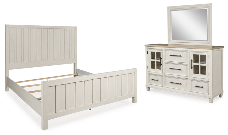 Shaybrock Panel Bed, Dresser, Mirror, Chest & Nightstand, Bedroom Set
