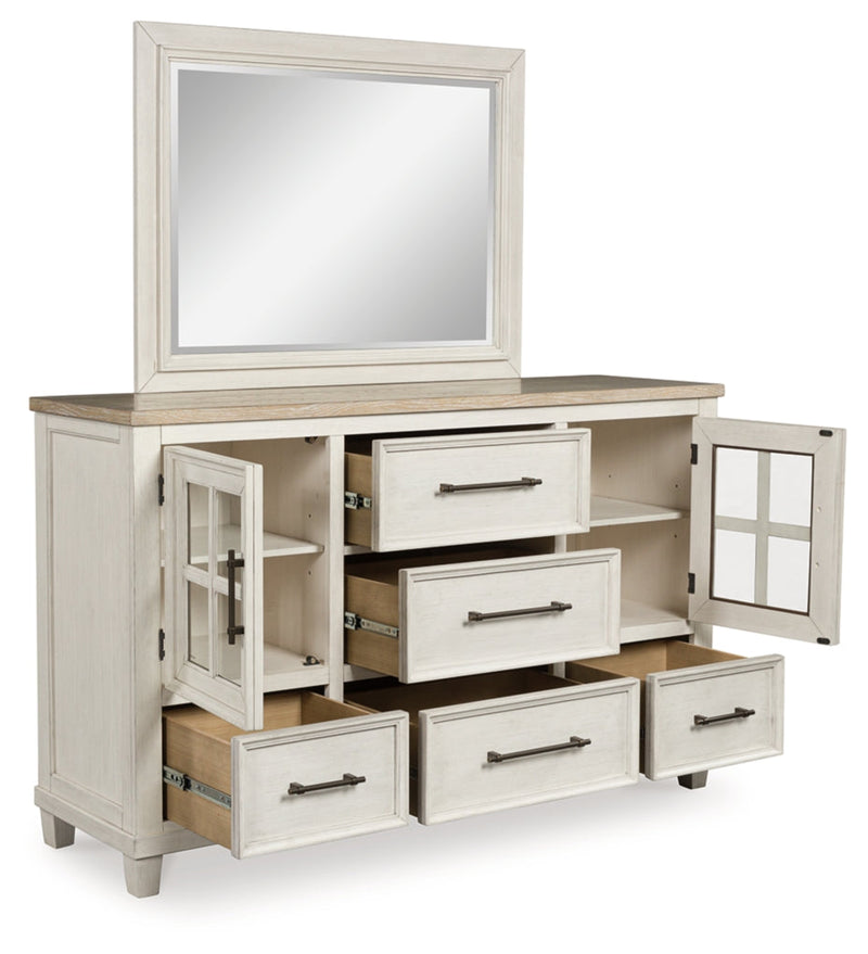 Shaybrock Panel Bed, Dresser, Mirror, Chest & Nightstand, Bedroom Set