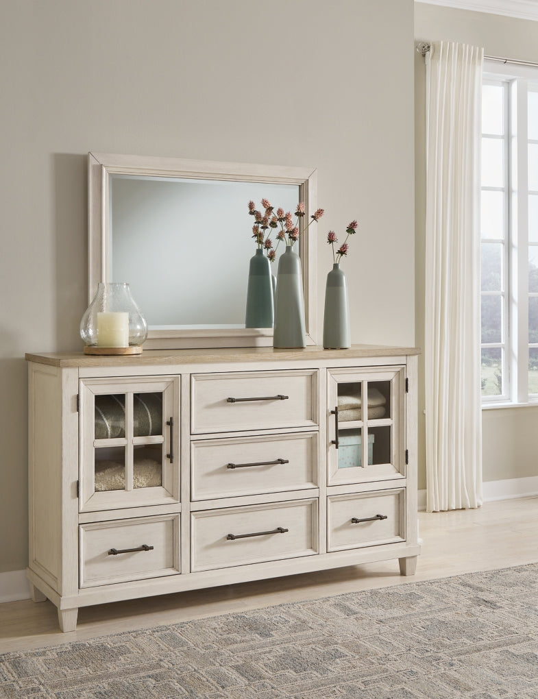 Shaybrock Panel Bed, Dresser, Mirror, Chest & Nightstand, Bedroom Set