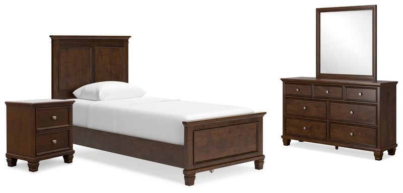 Danabrin Panel Bed, Dresser, Mirror, Chest & Nightstand, Bedroom Set