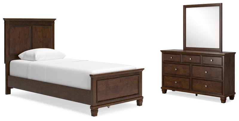 Danabrin Panel Bed, Dresser, Mirror, Chest & Nightstand, Bedroom Set