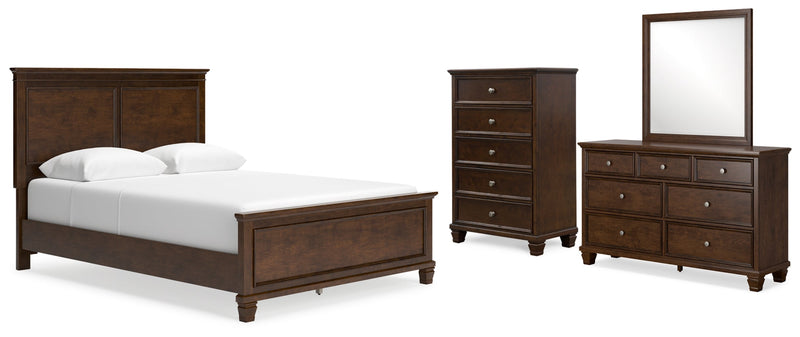 Danabrin Panel Bed, Dresser, Mirror, Chest & Nightstand, Bedroom Set