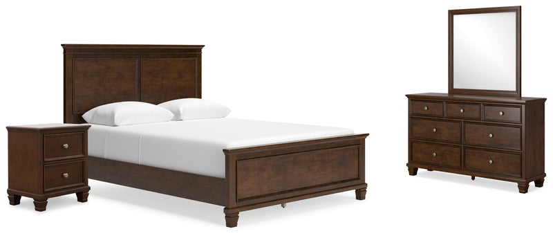 Danabrin Panel Bed, Dresser, Mirror, Chest & Nightstand, Bedroom Set