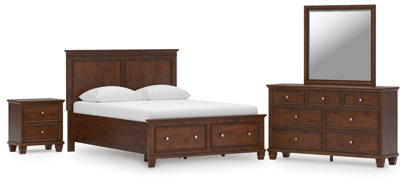 Danabrin Panel Bed, Dresser, Mirror, Chest & Nightstand, Bedroom Set