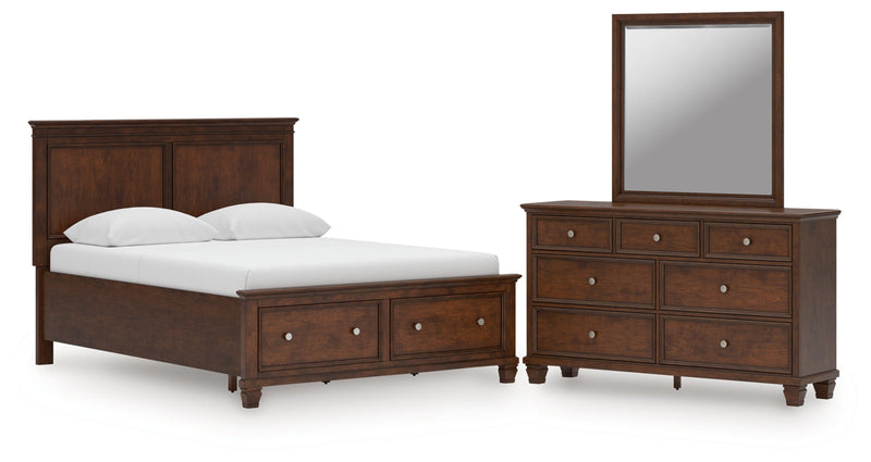 Danabrin Panel Bed, Dresser, Mirror, Chest & Nightstand, Bedroom Set