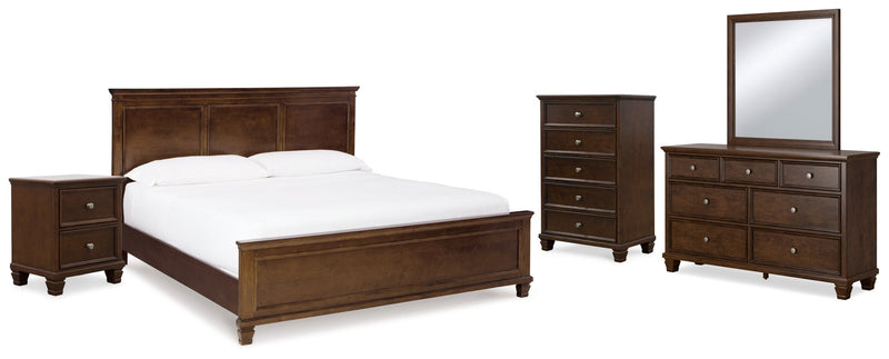 Danabrin Panel Bed, Dresser, Mirror, Chest & Nightstand, Bedroom Set