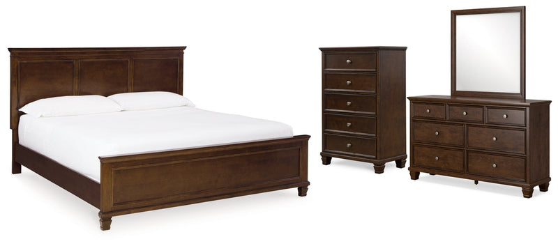 Danabrin Panel Bed, Dresser, Mirror, Chest & Nightstand, Bedroom Set