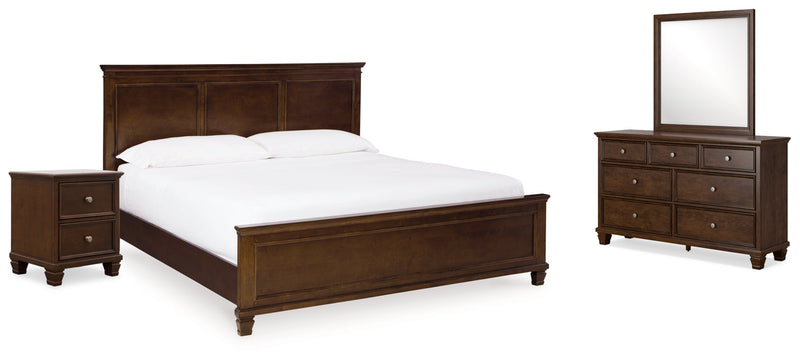 Danabrin Panel Bed, Dresser, Mirror, Chest & Nightstand, Bedroom Set