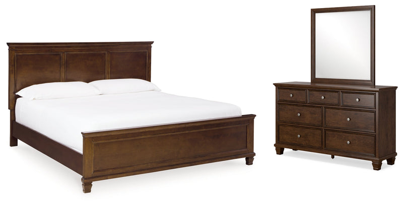Danabrin Panel Bed, Dresser, Mirror, Chest & Nightstand, Bedroom Set