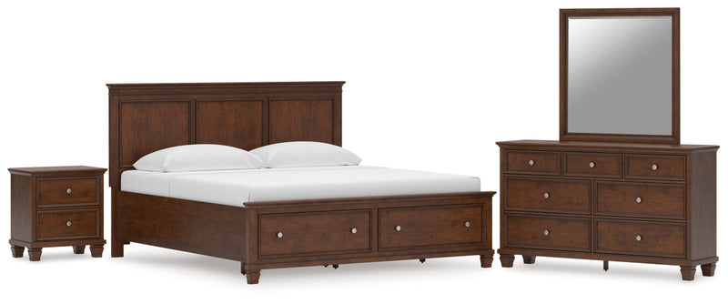 Danabrin Panel Bed, Dresser, Mirror, Chest & Nightstand, Bedroom Set