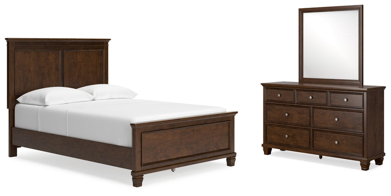 Danabrin Panel Bed, Dresser, Mirror, Chest & Nightstand, Bedroom Set