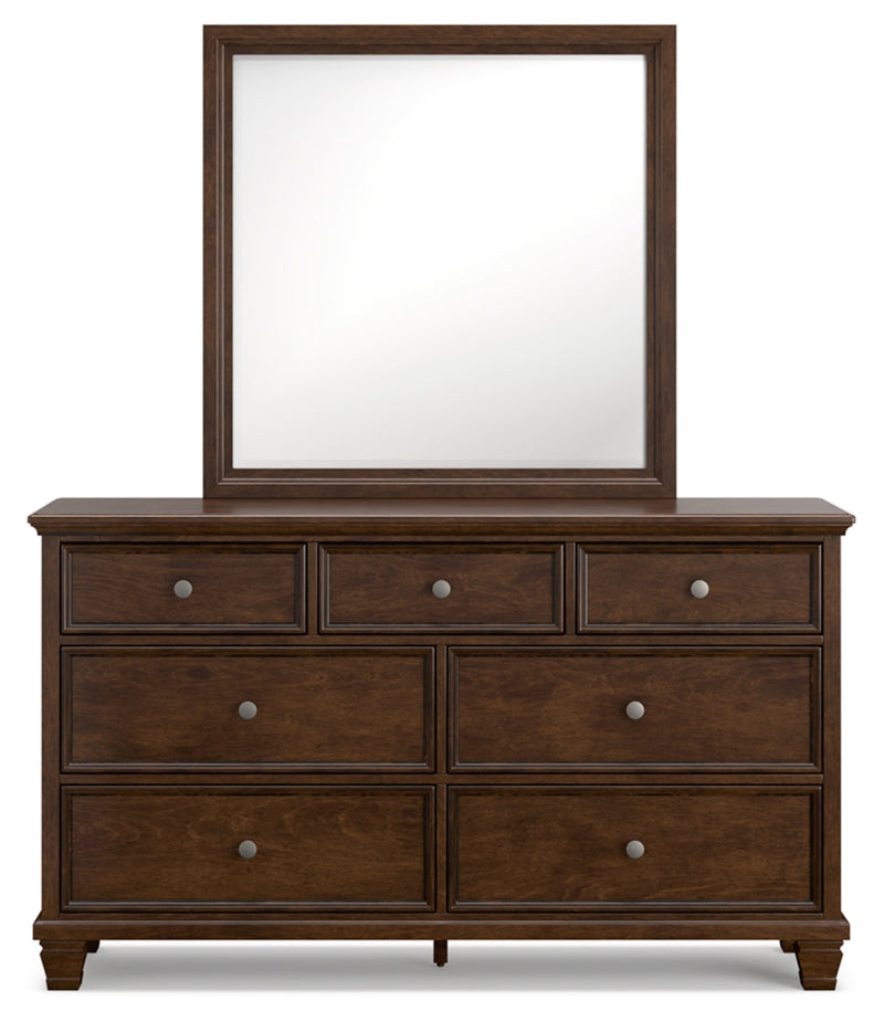 Danabrin Panel Bed, Dresser, Mirror, Chest & Nightstand, Bedroom Set