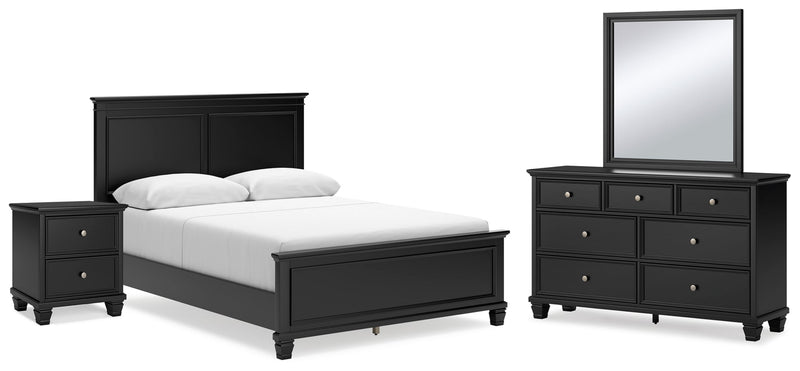 Lanolee Panel Bed, Dresser, Mirror, Chest & Nightstand, Bedroom Set