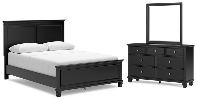 Lanolee Panel Bed, Dresser, Mirror, Chest & Nightstand, Bedroom Set