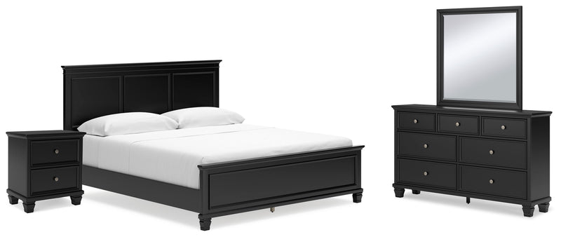 Lanolee Panel Bed, Dresser, Mirror, Chest & Nightstand, Bedroom Set