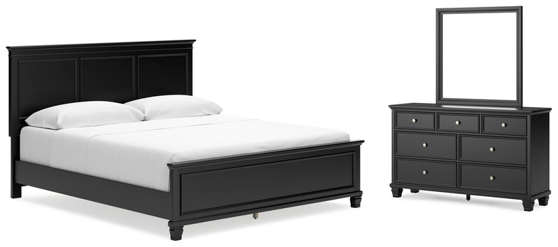Lanolee Panel Bed, Dresser, Mirror, Chest & Nightstand, Bedroom Set