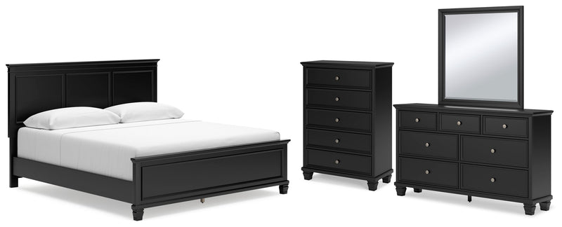 Lanolee Panel Bed, Dresser, Mirror, Chest & Nightstand, Bedroom Set