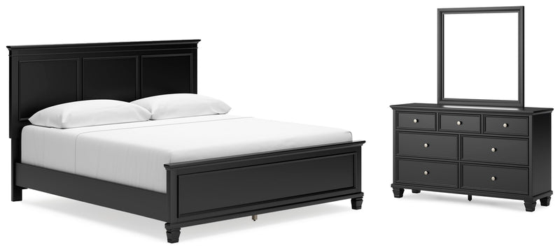 Lanolee Panel Bed, Dresser, Mirror, Chest & Nightstand, Bedroom Set