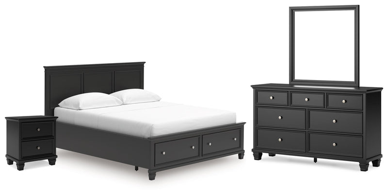 Lanolee Panel Bed, Dresser, Mirror, Chest & Nightstand, Bedroom Set