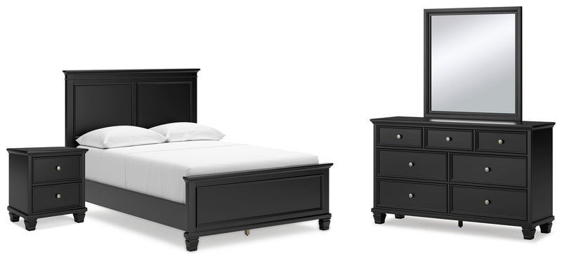 Lanolee Panel Bed, Dresser, Mirror, Chest & Nightstand, Bedroom Set