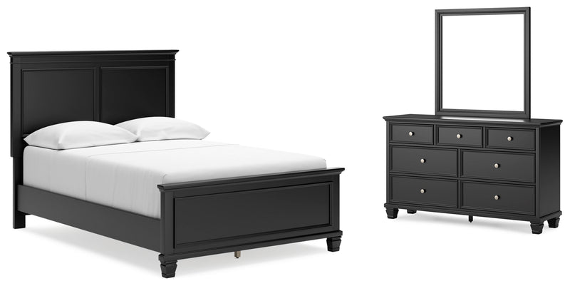 Lanolee Panel Bed, Dresser, Mirror, Chest & Nightstand, Bedroom Set