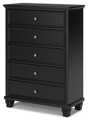 Lanolee Panel Bed, Dresser, Mirror, Chest & Nightstand, Bedroom Set