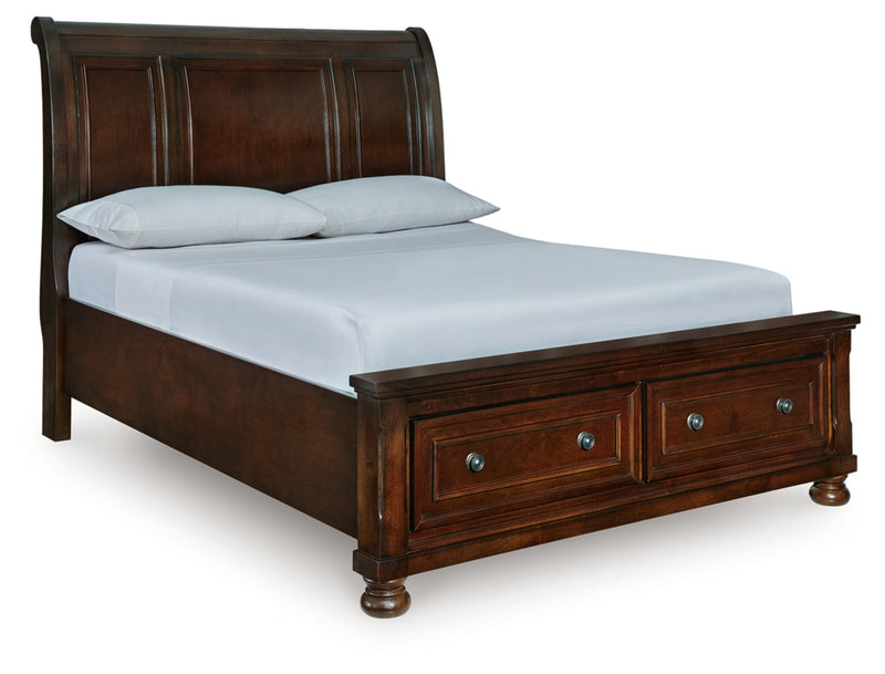 Porter Bed Queen Sleigh Storage Bed