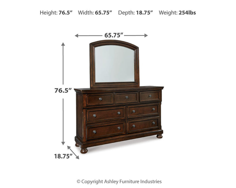 Porter Mirrored Dressers