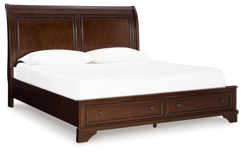 Trellington Sleigh Storage Bed