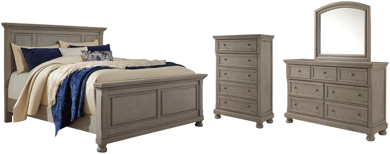 Lettner Bed, Dresser, Mirror, Chest & Nightstand, Bedroom Set