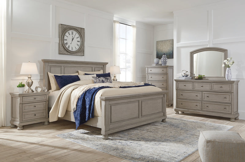 Lettner Bed, Dresser, Mirror, Chest & Nightstand, Bedroom Set