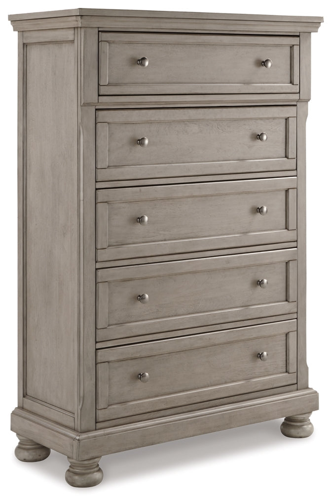 Lettner Bed, Dresser, Mirror, Chest & Nightstand, Bedroom Set