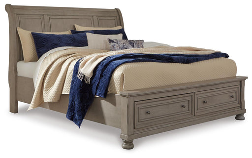 Lettner Beds Sleigh Bed with 2 Storage Drawers