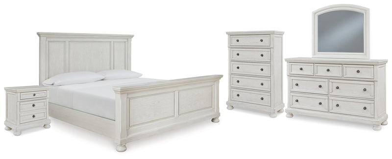 Robbinsdale Bed, Dresser, Mirror, Chest & Nightstand, Bedroom Set