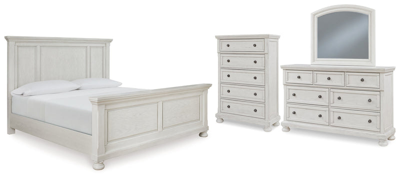 Robbinsdale Bed, Dresser, Mirror, Chest & Nightstand, Bedroom Set