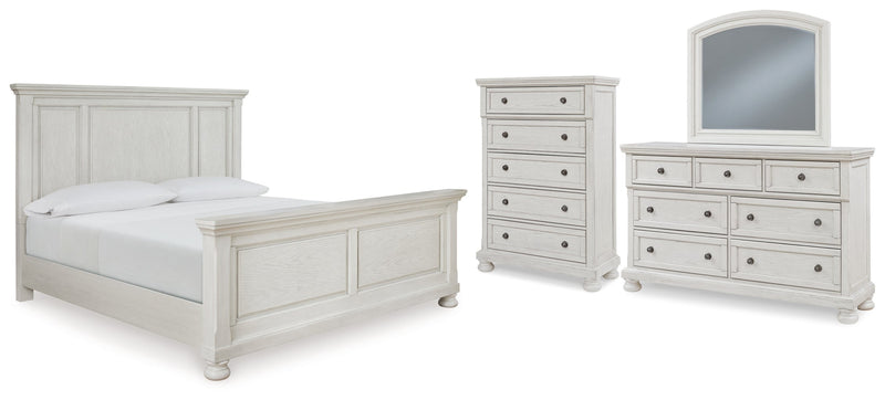 Robbinsdale Bed, Dresser, Mirror, Chest & Nightstand, Bedroom Set