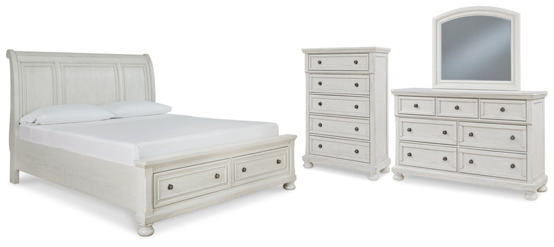 Robbinsdale Bed, Dresser, Mirror, Chest & Nightstand, Bedroom Set