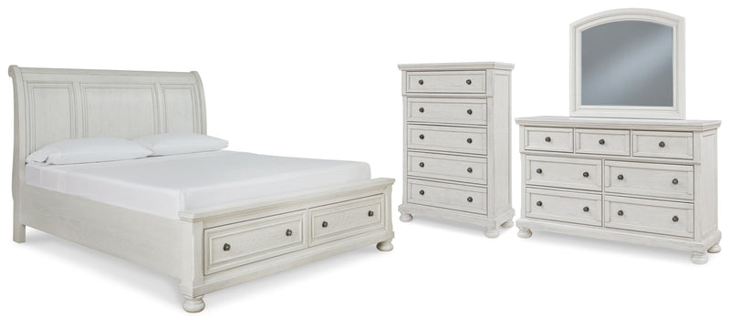 Robbinsdale Bed, Dresser, Mirror, Chest & Nightstand, Bedroom Set
