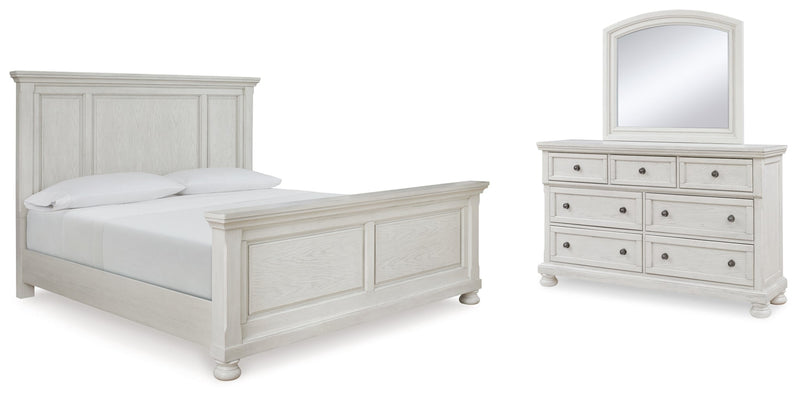 Robbinsdale Bed, Dresser, Mirror, Chest & Nightstand, Bedroom Set
