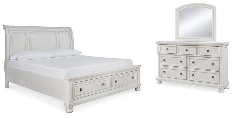 Robbinsdale Bed, Dresser, Mirror, Chest & Nightstand, Bedroom Set