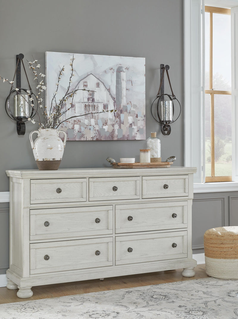 Robbinsdale Bed, Dresser, Mirror, Chest & Nightstand, Bedroom Set