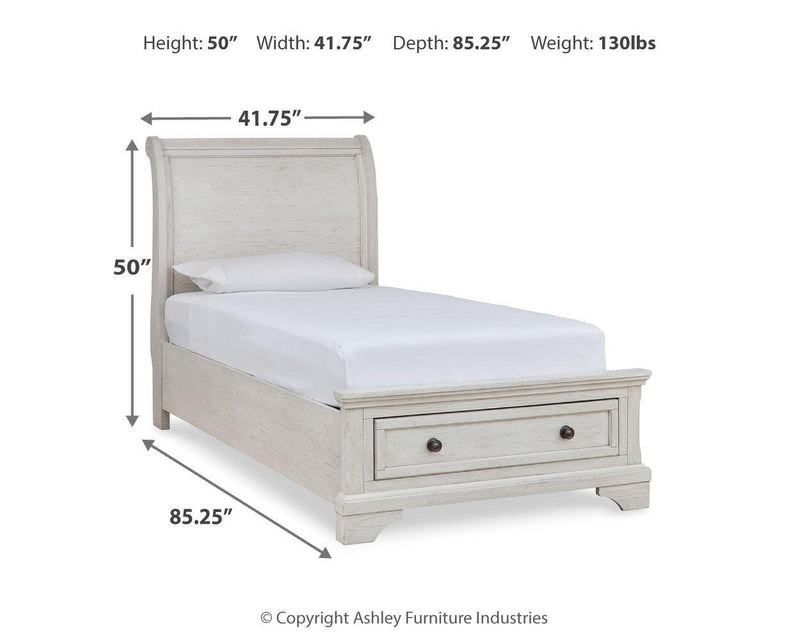Robbinsdale Sleigh Storage Bed
