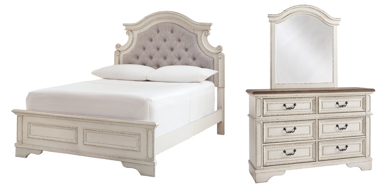 Realyn Bed, Dresser, Mirror, Chest & Nightstand, Bedroom Set