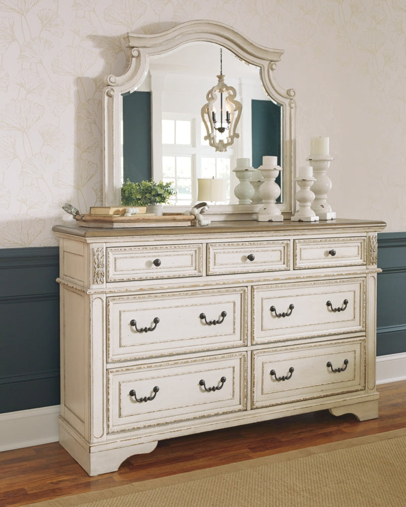 Realyn Bed, Dresser, Mirror, Chest & Nightstand, Bedroom Set