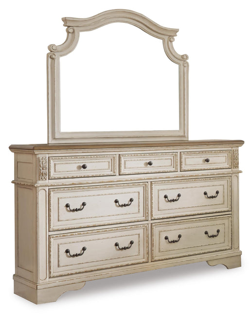 Realyn Mirrored Dressers Two-tone