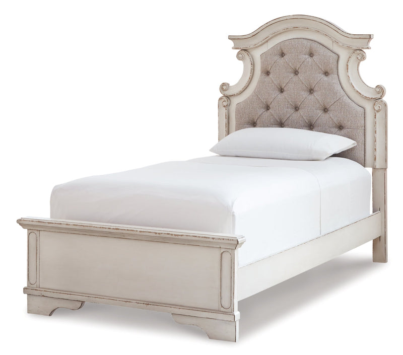 Realyn Bed, Dresser, Mirror, Chest & Nightstand, Bedroom Set