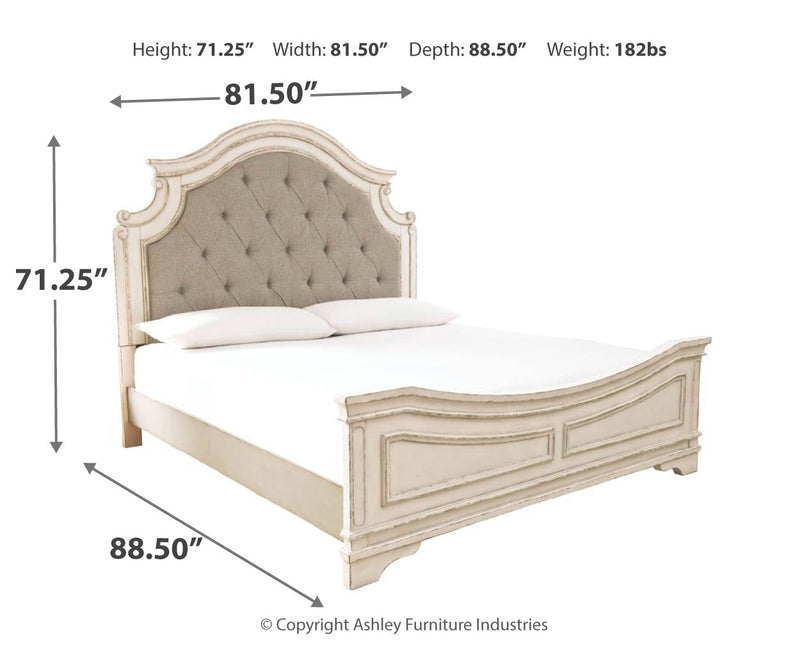 Realyn Bed, Dresser, Mirror, Chest & Nightstand, Bedroom Set