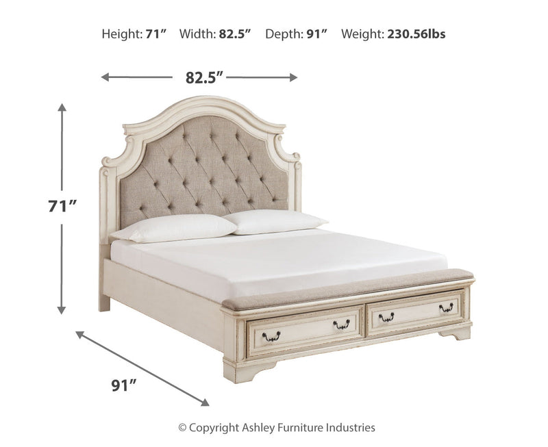Realyn Bed, Dresser, Mirror, Chest & Nightstand, Bedroom Set