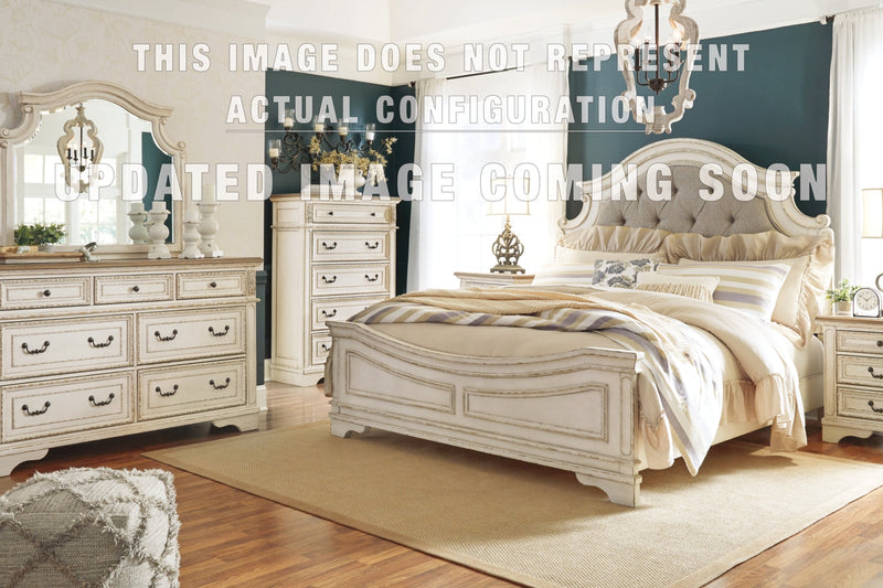 Realyn Bed, Dresser, Mirror, Chest & Nightstand, Bedroom Set